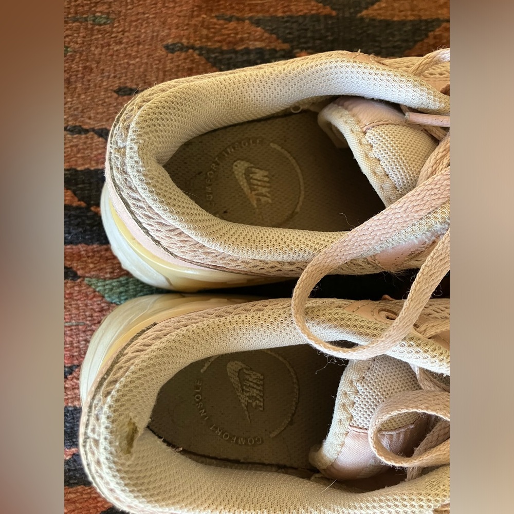 Nike Air Max Women's Blush Pink and Cream Sneakers - Picture 7 of 9